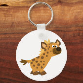 Cute Walking Cartoon Hyena Sleutelhanger (Voorkant)