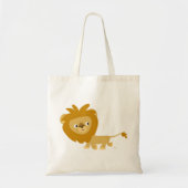 Cute Walking Cartoon Lion Bag Tote Bag (Voorkant)