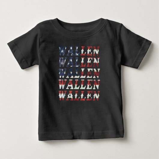 Cute Wallen Shirt American Flag Red White t shirt (Voorkant)