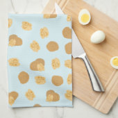 Cute Walnoten Nut Pattern Kitchen Decor Theedoek (Quarter Fold)