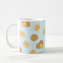 Cute Walnoten Nut Pattern Koffiemok