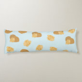 Cute Walnoten Nut Pattern Lichaamskussen (Achterkant)