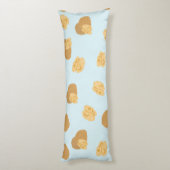 Cute Walnoten Nut Pattern Lichaamskussen (Achterkant (Verticaal))