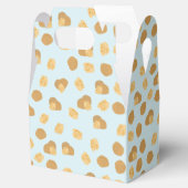 Cute Walnoten Nut Pattern Pastel Blue Bedankdoosjes (Geopend)