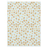 Cute Walnoten Nut Pattern Pastel Blue Tafelkleed (Voorkant)