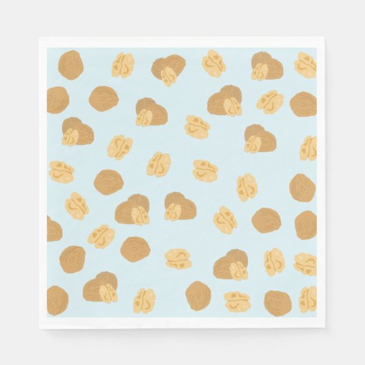 Cute Walnoten Nut Pattern Servet (Voorkant)