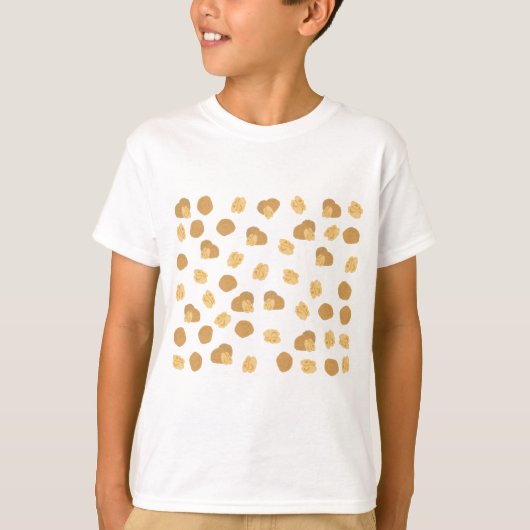 Cute Walnoten Nut Pattern T-shirt (Voorkant)
