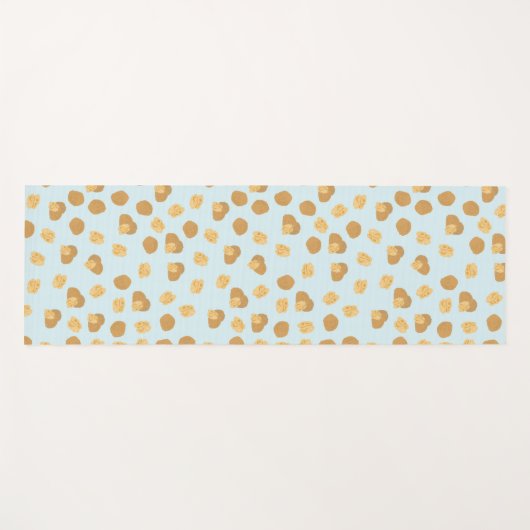 Cute Walnoten Nut Pattern Yogamat (Voorkant (horizontaal))