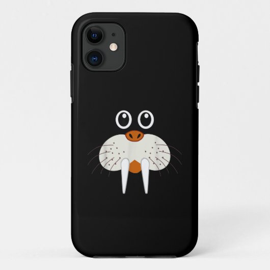 Cute Walrus Dierenkostuum Grappige Halloween Case-Mate iPhone Case (Achterkant)