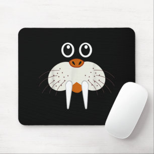 Cute Walrus Dierenkostuum Grappige Halloween Muismat