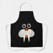 Cute Walrus Dierenkostuum Grappige Halloween Schort (Voorkant)