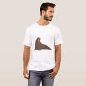 Cute Walrus Illustration T-shirt (Voorkant volledig)