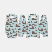 Cute Walrus Pattern Bedankdoosjes (Uitgevouwen)