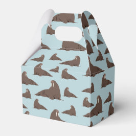Cute Walrus Pattern Bedankdoosjes