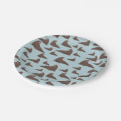 Cute Walrus Pattern Papieren Bordje (Gekanteld)