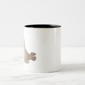 Cute walrus tweekleurige koffiemok (Center)