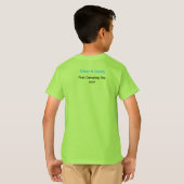 Cute Wasbeer Avontuur Wacht Herdenkings T-shirt (Achterkant volledig)