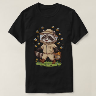 Cute Wasbeer Imker T-Shirt Ontwerp