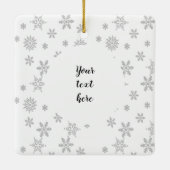 Cute Wasbeer Kerstboom Ornament (Achterkant)