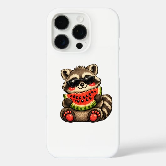Cute Wasbeer met Watermeloen Case-Mate iPhone Case (Achterkant)