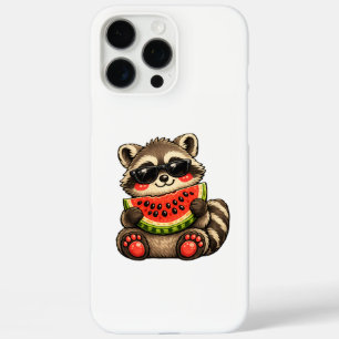 Cute Wasbeer met Watermeloen iPhone 16 Pro Max Hoesje