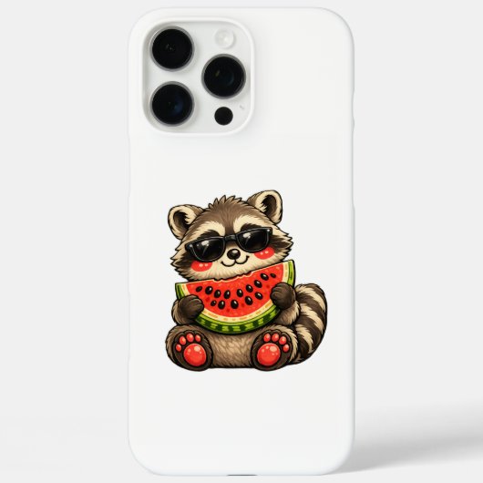 Cute Wasbeer met Watermeloen Case-Mate iPhone Case (Achterkant)