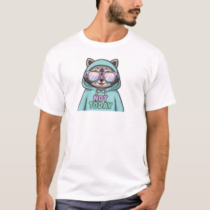 Cute Wasbeer T-Shirt – Grappige “Niet Vandaag” Quo