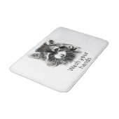 Cute Washroom veegt je handen af. Badmat (Gekanteld)