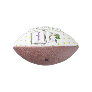 Cute wasmachine cartoon illustratie american football