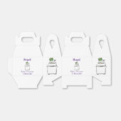 Cute wasmachine cartoon illustratie bedankdoosjes (Uitgevouwen)