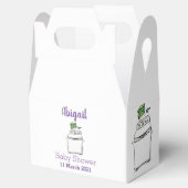 Cute wasmachine cartoon illustratie bedankdoosjes (Geopend)