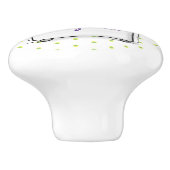 Cute wasmachine cartoon illustratie keramische knop (Zijkant)