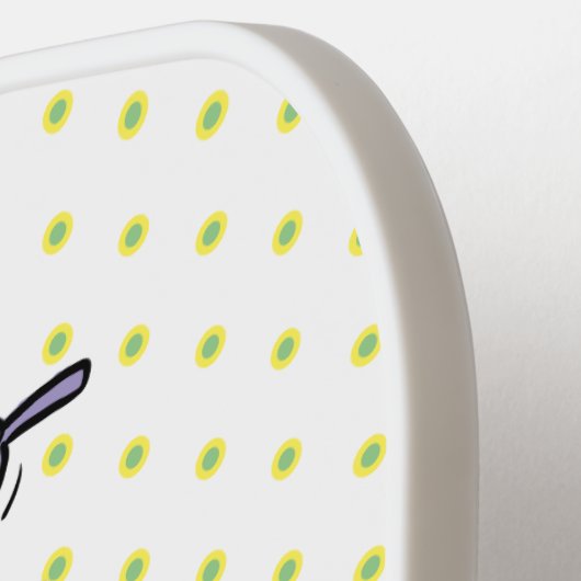 Cute wasmachine cartoon illustratie pickleball paddle (Links Detail)