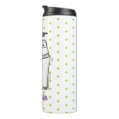 Cute wasmachine cartoon illustratie thermosbeker (Geroteerd rechts)