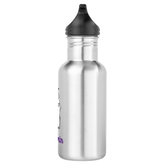 Cute wasmachine cartoon illustratie waterfles  (Rechts)