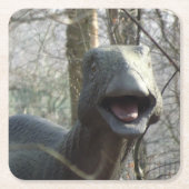 Cute Watching Dinosaur Onderzetter (Voorkant)