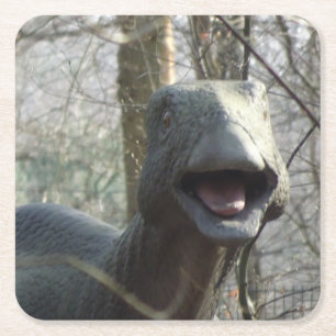 Cute Watching Dinosaur Onderzetter