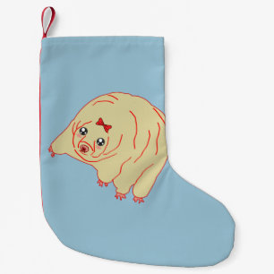Cute Water Beer Tardigrade Anime Kleine Kerstsok