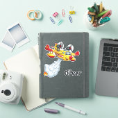 Cute Water Bomber Aircraft - Fireplane Sticker (iPad Cover)