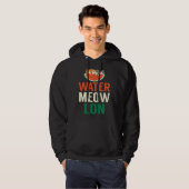 Cute Water Meow Leon Melon With Cats Melon Growers Hoodie (Voorkant volledig)
