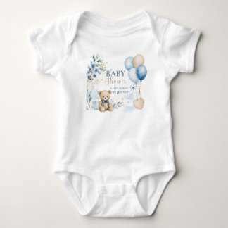 Cute Watercolor Baby Shower T-Shirt | Blauwe Ooiev