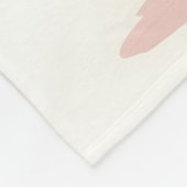 Cute Watercolor Baby Teddy Bear Illustration  Fleece Deken (Hoek)