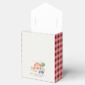 Cute Watercolor Barn Farm Animals Baby Shower Bedankdoosjes (Geopend)