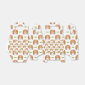 Cute Watercolor Beagle Dog Bedankdoosjes (Uitgevouwen)