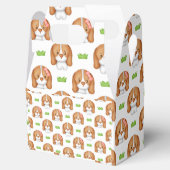 Cute Watercolor Beagle Dog Bedankdoosjes (Geopend)