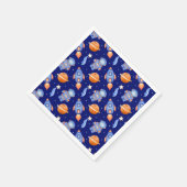 Cute Watercolor Boys Planets & Astronaut Servet (Hoek)