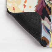 Cute Watercolor Calf In Field Weeds Muismat (Hoek)