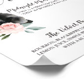 Cute Watercolor Cats Couple's Signature Drinks Poster (Hoek)