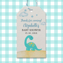 Cute Watercolor Dinosaur Baby shower Cadeaulabel