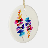 Cute watercolor floral design keramisch ornament (Rechts)